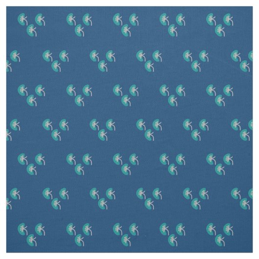 Nephrologie Nephrology Navy Stoff (Muster)