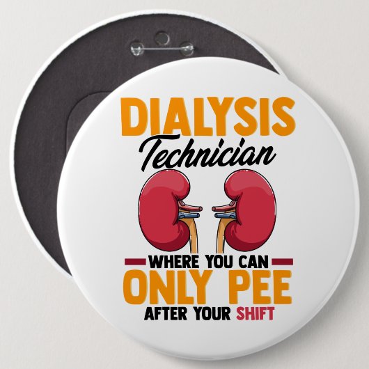 Nephrologie Niere Button (Vorne & Hinten)