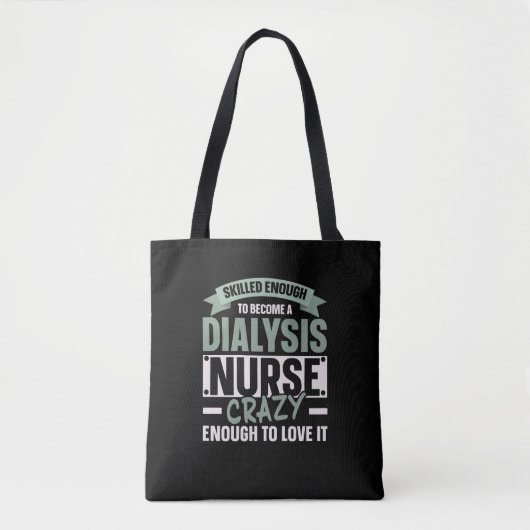 Nephrologie Nurse Dialyse Nurse Nierenerkrankung Tasche (Vorderseite)