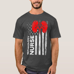 Nephrologie Nurse Dot Nierendialyse Pflege T-Shirt