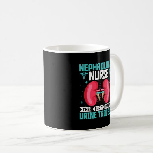 Nephrologie Nurse - Funny Niere Nieren nähren Dial Kaffeetasse (VorderseiteRechts)