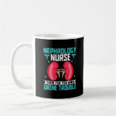 Nephrologie Nurse - Funny Niere Nieren nähren Dial Kaffeetasse (Links)