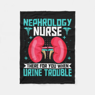 Nephrologie Nurse - Funny Niere Nieren Nieren Nier Fleecedecke