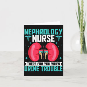 Nephrologie Nurse - Funny Niere Nieren Nieren Nier Karte