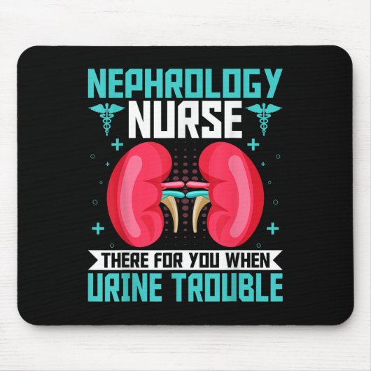 Nephrologie Nurse - Funny Niere Nieren Nieren Nier Mousepad (Vorne)