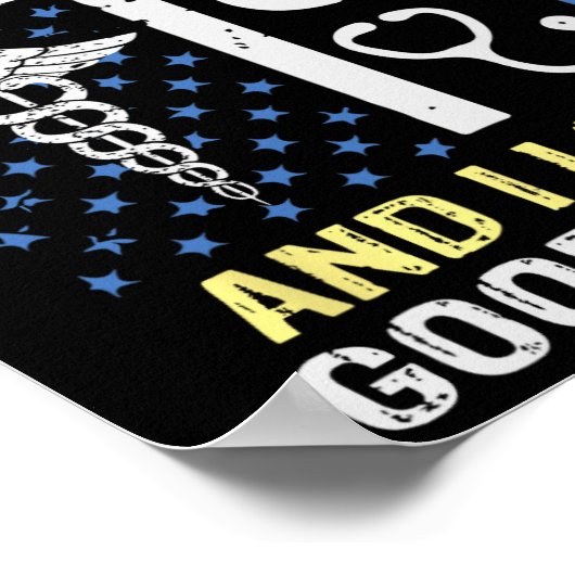 Nephrologie Nurse Gute Dialyse Nu Poster (Ecke)