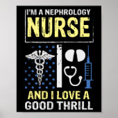 Nephrologie Nurse Gute Dialyse Nu Poster (Vorne)