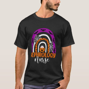Nephrologie Nurse Halloween Rainbow Nephrology Nur T-Shirt