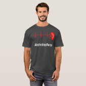 Nephrologie Nurse Heartbeat Dialyse Nursing RN T-Shirt (Vorne ganz)