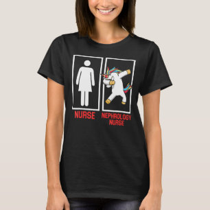 Nephrologie Nurse Unicorn Dialyse Nursing RI 1 T-Shirt