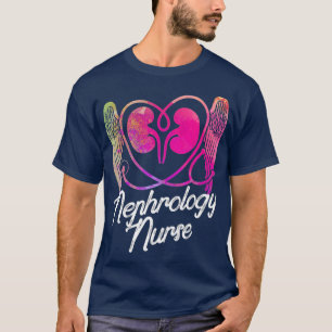 Nephrologie Nurse Wing Nidneys Dialyse Nursing T-Shirt