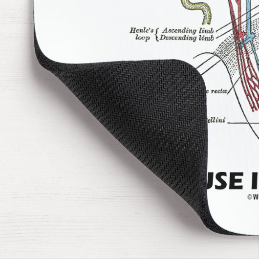Nephrologie studieren, weil es so ein Nieren-Nephr Mousepad (Ecke)