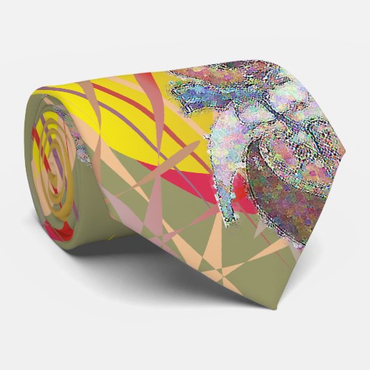 Nephrologistische Krawatte, einzigartige Künstleri Krawatte (Gerollt)