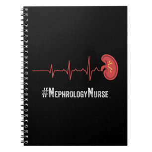 Nephrology Nurse Heartbeat Dialysis Nursing RN Thi Notizblock