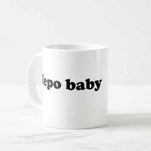 Nepo Baby Kaffeetasse (Vorderseite Links)