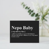 Nepo Baby Meaning Postkarte (Stehend Vorderseite)