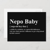Nepo Baby Meaning Postkarte (Vorne/Hinten)