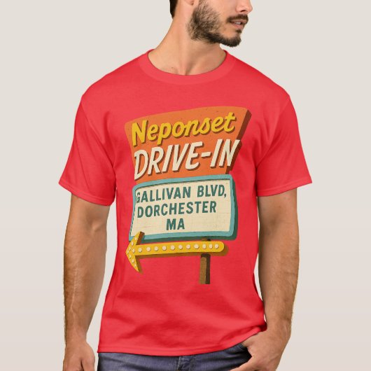 Neponset Drive-In - Dorchester, MA T-Shirt (Vorderseite)