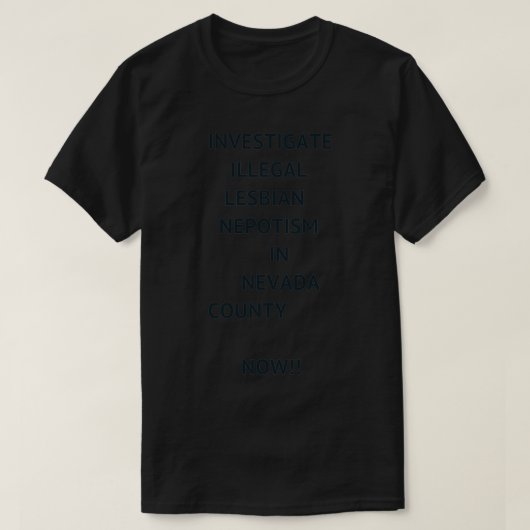 Nepotismus T-Shirt (Design vorne)