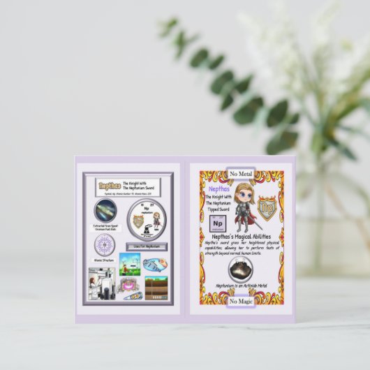 Nepthas - Ritterschwert Postkarte (Stehend Vorderseite)