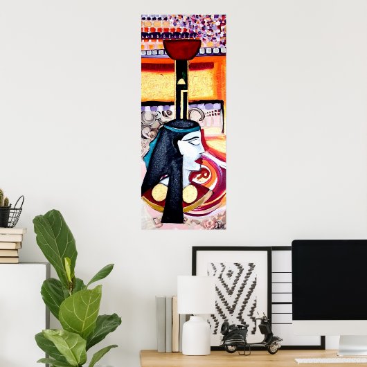 NEPTHYS ÄGYPTISCHE GODESS ART Print Poster (Heimbüro)
