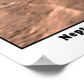 Neptun am Horizont von Triton Poster (Ecke)