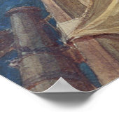 Neptun an Bord der "Newcastle"-Kreuzung Poster (Ecke)