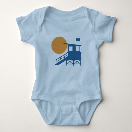 Neptun-Baby-Bodysuit Baby Strampler (Vorderseite)