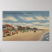 Neptun Beach, FL - Sicht auf die Zuhause Poster (Vorne)