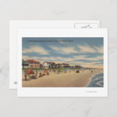 Neptun Beach, FL - Sicht auf die Zuhause Postkarte (Vorne/Hinten)