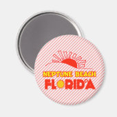 Neptun Beach, Florida Magnet (Vorderseite/Rückseite)