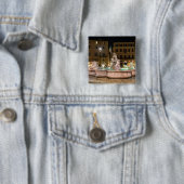 Neptun-Brunnen auf der Piazza Navona - Rom Button (Beispiel)