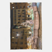 Neptun-Brunnen auf der Piazza Navona - Rom Geschirrtuch (Vertikal)