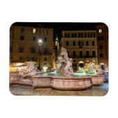 Neptun-Brunnen auf der Piazza Navona - Rom Magnet (Horizontal)
