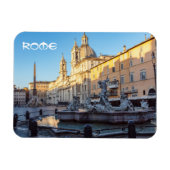 Neptun-Brunnen auf der Piazza Navona - Rom Magnet (Horizontal)