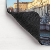 Neptun-Brunnen auf der Piazza Navona - Rom Mousepad (Ecke)