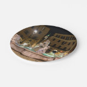 Neptun-Brunnen auf der Piazza Navona - Rom Pappteller (Schrägansicht)