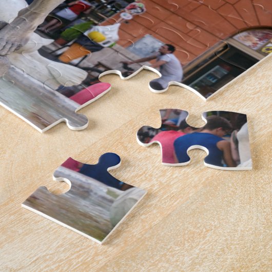 Neptun-Brunnen auf der Piazza Navona - Rom Puzzle (Seite)