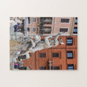 Neptun-Brunnen auf der Piazza Navona - Rom Puzzle (Horizontal)