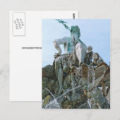 Neptun-Brunnen in Berlin Postkarte (Vorne/Hinten)