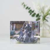 Neptun-Brunnen in Kansas City Postkarte (Stehend Vorderseite)