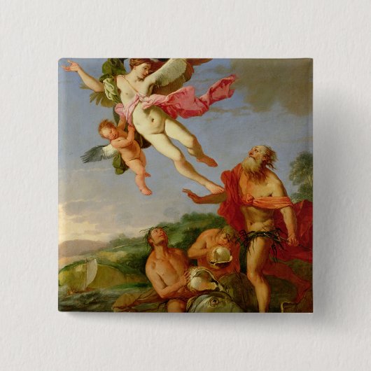 Neptun, der Coronis, 1665-70 (Öl, ausübt auf Button (Vorderseite)