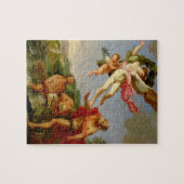 Neptun, der Coronis, 1665-70 (Öl, ausübt auf Puzzle (Horizontal)