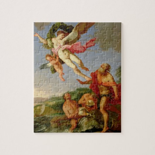 Neptun, der Coronis, 1665-70 (Öl, ausübt auf Puzzle (Vertikal)