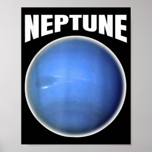 Neptun Design - Wissenschaftsplanet Weltraum Poster