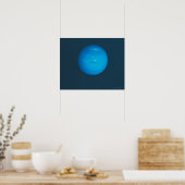 Neptun, dynamische blaugrüne Atmosphäre Poster (Küche)
