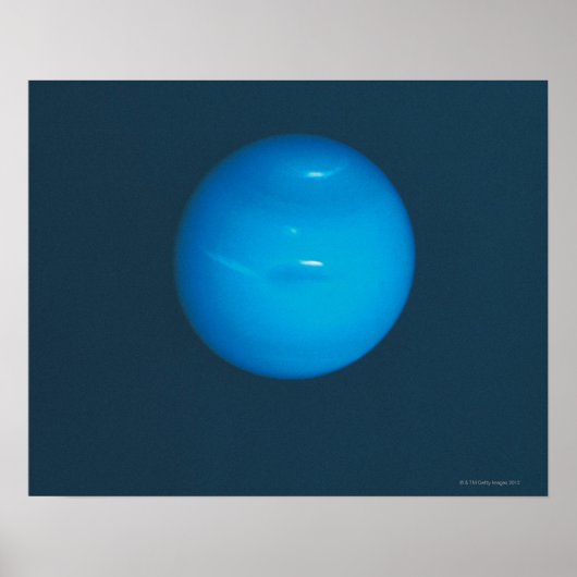 Neptun, dynamische blaugrüne Atmosphäre Poster (Vorne)