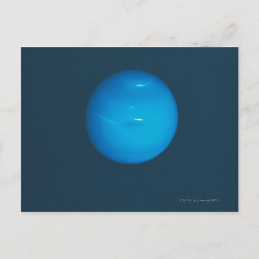 Neptun, dynamische blaugrüne Atmosphäre Postkarte (Vorderseite)