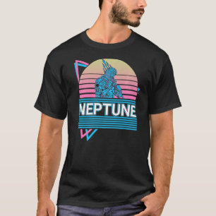 Neptun Gott der Meere Antike römische Mythologie R T-Shirt