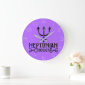 Neptun-Göttin Esoterische Astrologie Neptun Große Wanduhr (Zuhause)